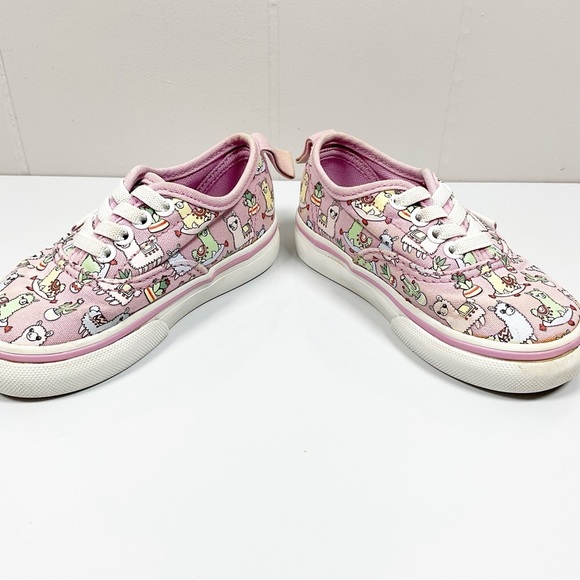 Vans Toddler Lama Shoes Size 6 Girls Pink - Picture 3 of 9